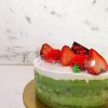 Matcha Strawberry Mousse Cake